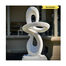 imagem do produto Escultura Fluxo Contínuo Mármore Branco 120cm - EMP742 Estilo Contemporâneo