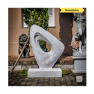 imagem do produto Escultura Fragmento Eterno Mármore Branco 120cm - EMP730 Arte Contemporânea