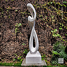 imagem do produto Escultura Harmonia Real Mármore Branco 120cm - EMP735