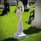 imagem do produto Escultura Harmonia Real Mármore Branco 120cm - EMP735