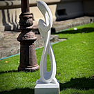 imagem do produto Escultura Harmonia Real Mármore Branco 120cm - EMP735