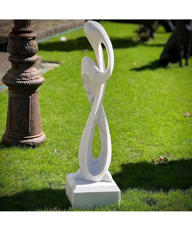 imagem do produto Escultura Harmonia Real M�rmore Branco 120cm - EMP735