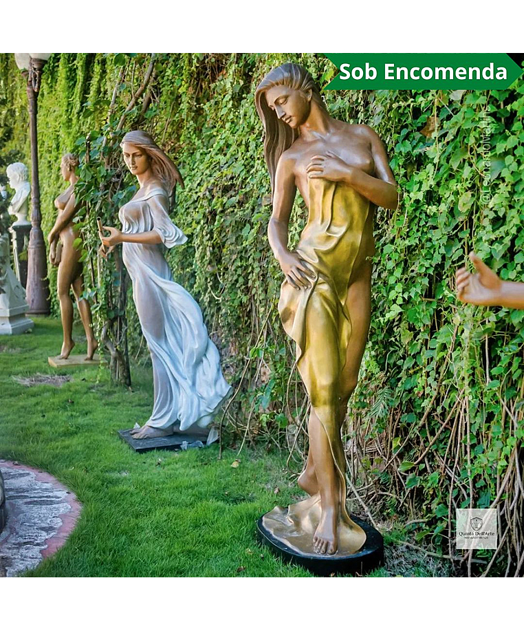 imagem do produto Escultura II Bagno em Bronze 166cm - EBZ626