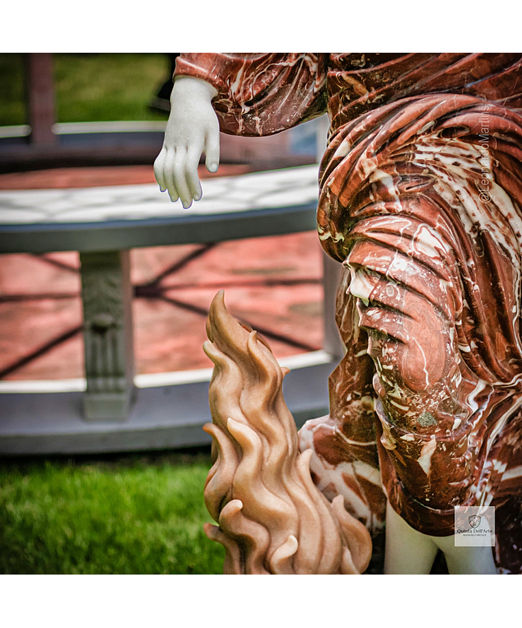 imagem do produto Escultura Inverno em M�rmore Rosso 160cm - EMP708