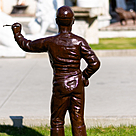 imagem do produto Escultura Jóquei de Ferro Fundido 115cm - VRF115 Arte e Movimento Clássico
