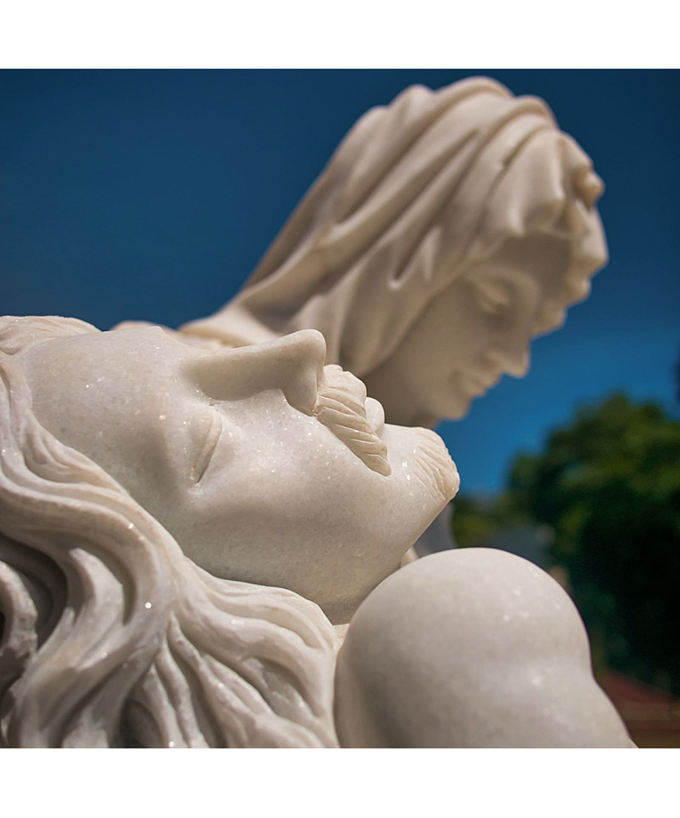 imagem do produto Escultura Lá Pietá em Mármore 140cm - IMP342 Emoção e Arte Sacra