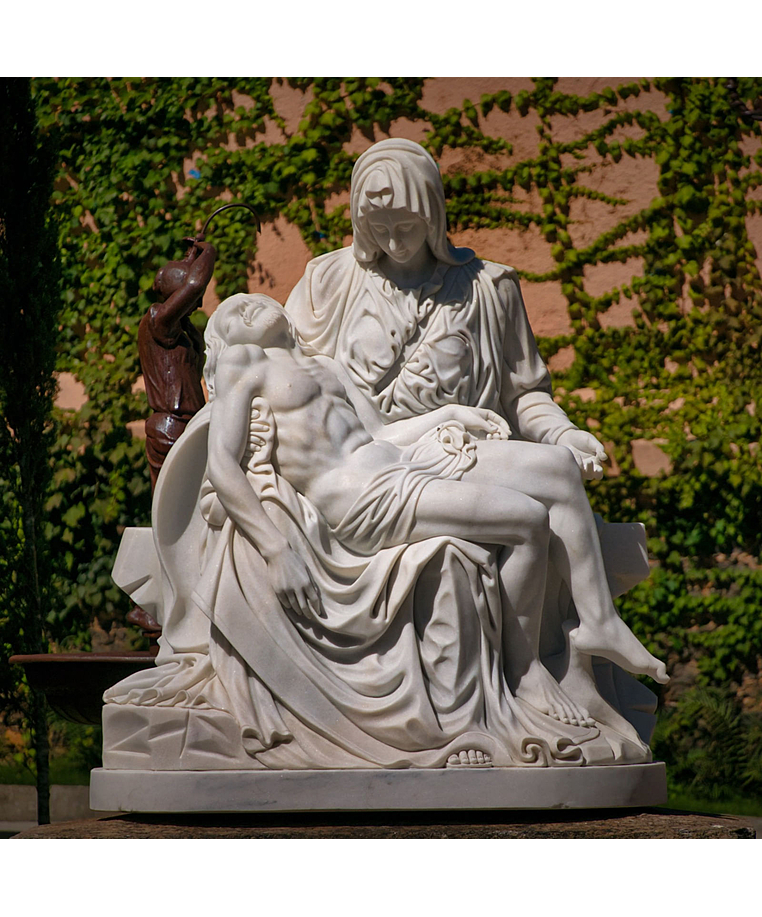 imagem do produto Escultura Lá Pietá em Mármore 140cm - IMP342 Emoção e Arte Sacra