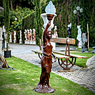 imagem do produto Escultura Lady Luminária em Ferro Fundido 125cm - EF239D Elegância e Funcionalidade