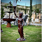 imagem do produto Escultura Lady Luminária em Ferro Fundido 125cm - EF239D Elegância e Funcionalidade