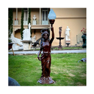 imagem do produto Escultura Lady Luminária em Ferro Fundido 125cm - EF239E