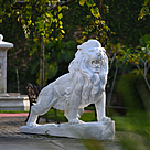 imagem do produto Escultura Leão em Mármore Branco 145cm - EMP450 Escultura de Luxo