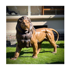 imagem do produto Escultura Leão Praça da Republica Paris em Bronze 125cm - EBZ392 Obra Imponente