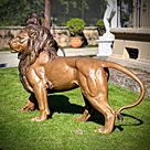 imagem do produto Escultura Leão Praça da Republica Paris em Bronze 125cm - EBZ392 Obra Imponente