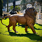 imagem do produto Escultura Leão Praça da Republica Paris em Bronze 125cm - EBZ392 Obra Imponente