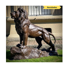 imagem do produto Escultura Le�o Alto da Boa Vista em Bronze 160cm - EBZ695