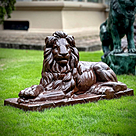 imagem do produto Escultura Le�o de Ferro Fundido 73cm - VRF029E