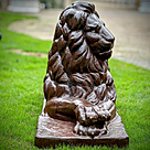 imagem do produto Escultura Le�o de Ferro Fundido 73cm - VRF029E