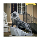 imagem do produto Escultura Le�o em M�rmore Preto 170cm - EMP547E
