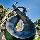 imagem do produto Escultura Linha Cont�nua em M�rmore Preto 170cm - EMP725