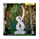 imagem do produto Escultura Linha Continua Mármore Branco 170cm - EMP724 Design Fluido e Elegante