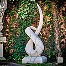 imagem do produto Escultura Linha Continua Mármore Branco 170cm - EMP724 Design Fluido e Elegante