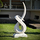imagem do produto Escultura Linha Continua Mármore Branco 170cm - EMP724 Design Fluido e Elegante