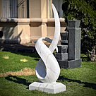 imagem do produto Escultura Linha Continua Mármore Branco 170cm - EMP724 Design Fluido e Elegante