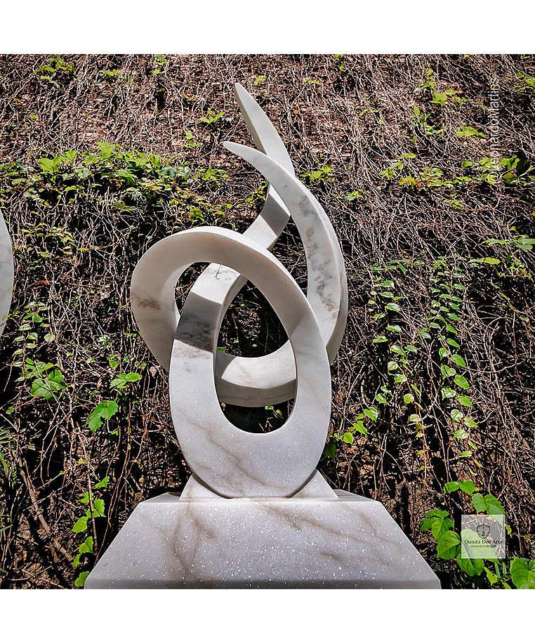 imagem do produto Escultura Lux Pietra Mármore Branco 150cm - EMP745 Design Escultural