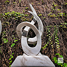 imagem do produto Escultura Lux Pietra Mármore Branco 150cm - EMP745 Design Escultural