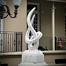 imagem do produto Escultura Lux Pietra Mármore Branco 150cm - EMP745 Design Escultural