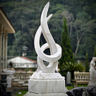 imagem do produto Escultura Lux Pietra Mármore Branco 150cm - EMP745 Design Escultural