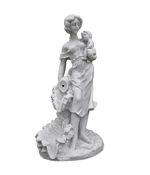 imagem de Escultura M�e com Menino no Colo 45cm - EML050
