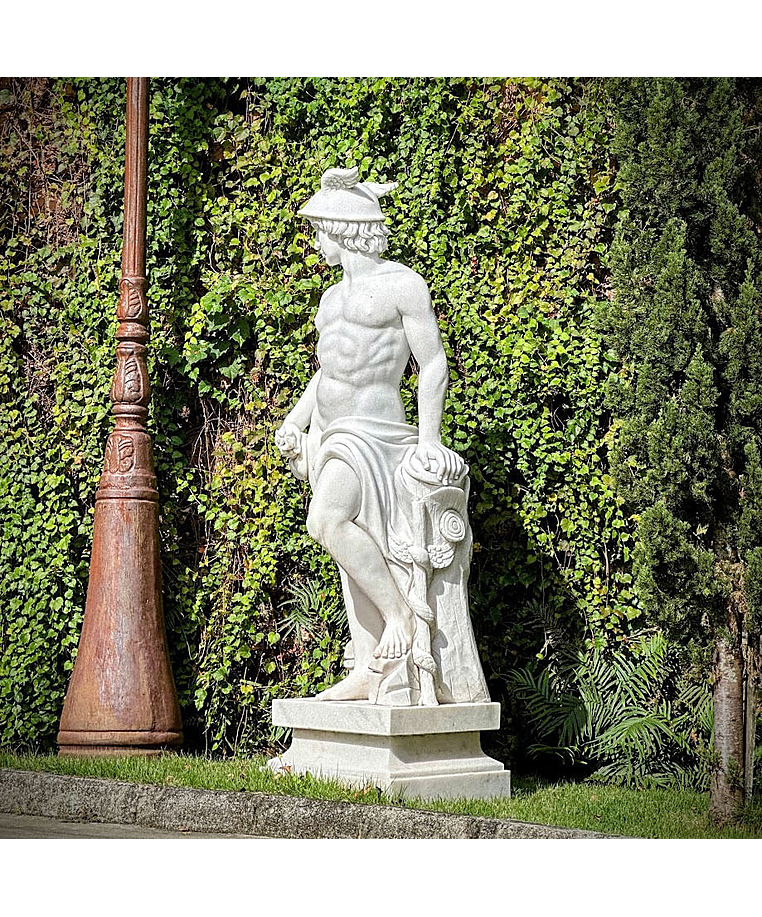 imagem do produto Escultura Mercúrio 175cm EMP445 Velocidade e Elegância Clássica