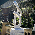 imagem do produto Escultura Movimento Sublime em Mármore Branco 120cm - EMP733