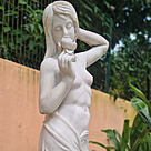 imagem do produto Escultura Mulher com Rosa 160cm - EMP466