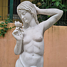 imagem do produto Escultura Mulher com Rosa 160cm - EMP466