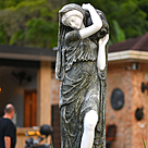 imagem do produto Escultura Ninfa Nereide em Mármore 160cm - FMP239 Destaque no Jardim