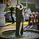 imagem do produto Escultura Ninfa Nereide em Mármore 160cm - FMP239 Destaque no Jardim