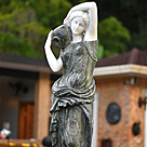 imagem do produto Escultura Ninfa Nereide III em Mármore 160cm - FMP241 Elegância Clássica para Projetos de 