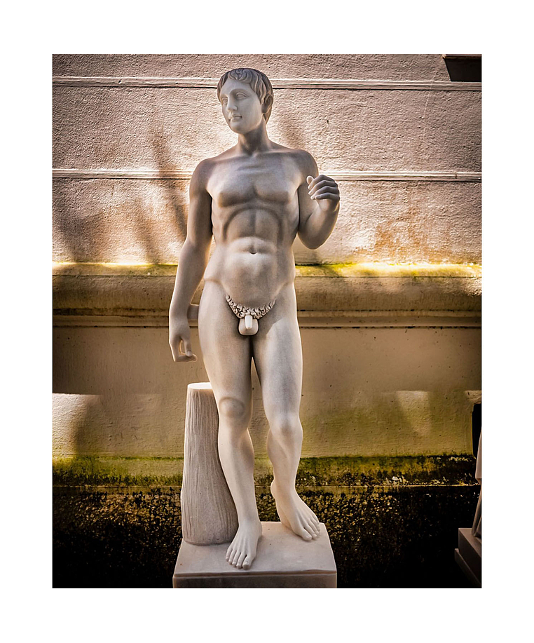 imagem do produto Escultura o Doriforo 160cm - EMP481 Clássico Grego de Força e Harmonia