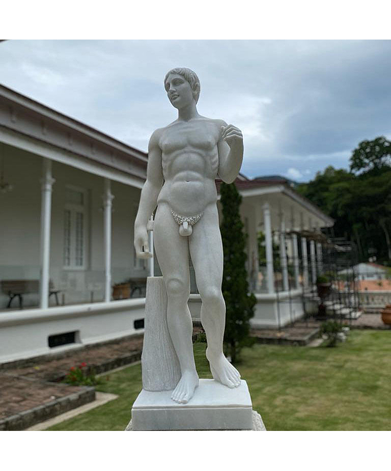 imagem do produto Escultura o Doriforo 160cm - EMP481 Clássico Grego de Força e Harmonia