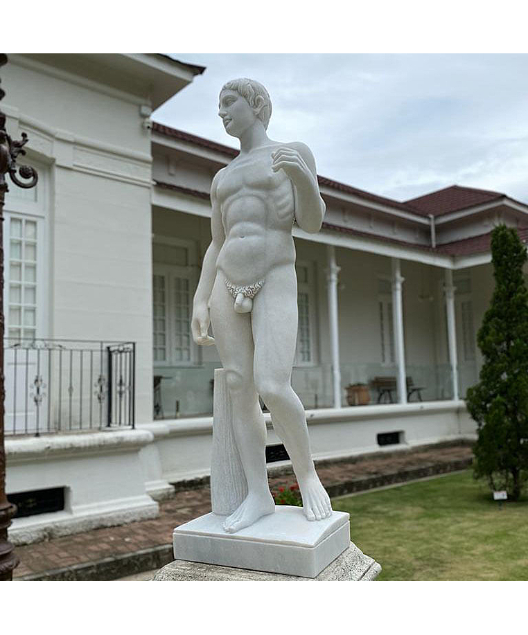 imagem do produto Escultura o Doriforo 160cm - EMP481 Clássico Grego de Força e Harmonia