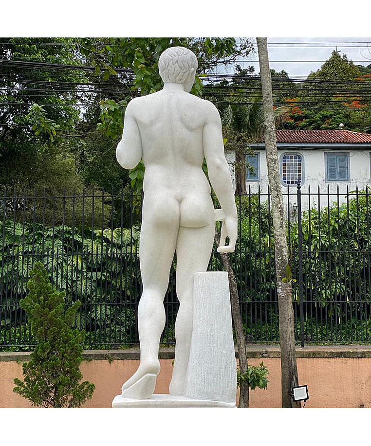 imagem do produto Escultura o Doriforo 160cm - EMP481 Clássico Grego de Força e Harmonia