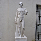 imagem do produto Escultura o Doriforo 160cm - EMP481 Clássico Grego de Força e Harmonia