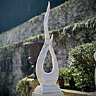imagem do produto Escultura Ponta da Eternidade Mármore Branco 150cm - EMP741 Arte Contemporânea 