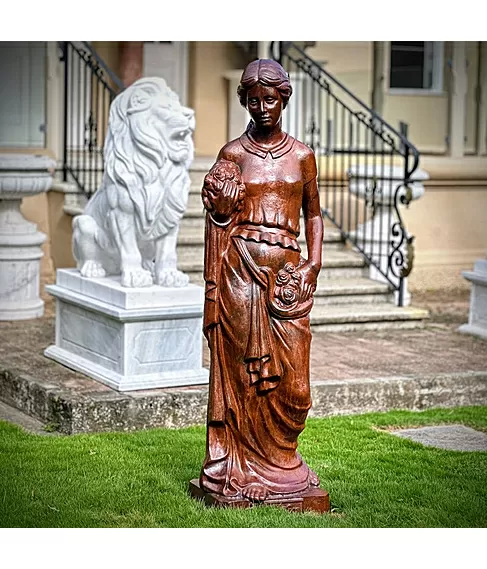 imagem de Escultura Primavera de Ferro Fundido 170cm - EF385 Elegância Clássica