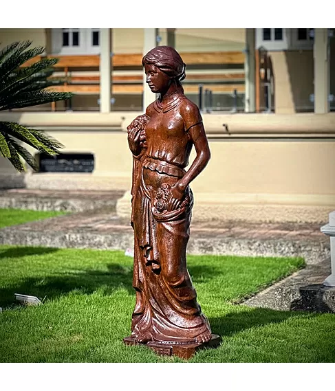 imagem de Escultura Primavera de Ferro Fundido 170cm - EF385 Elegância Clássica