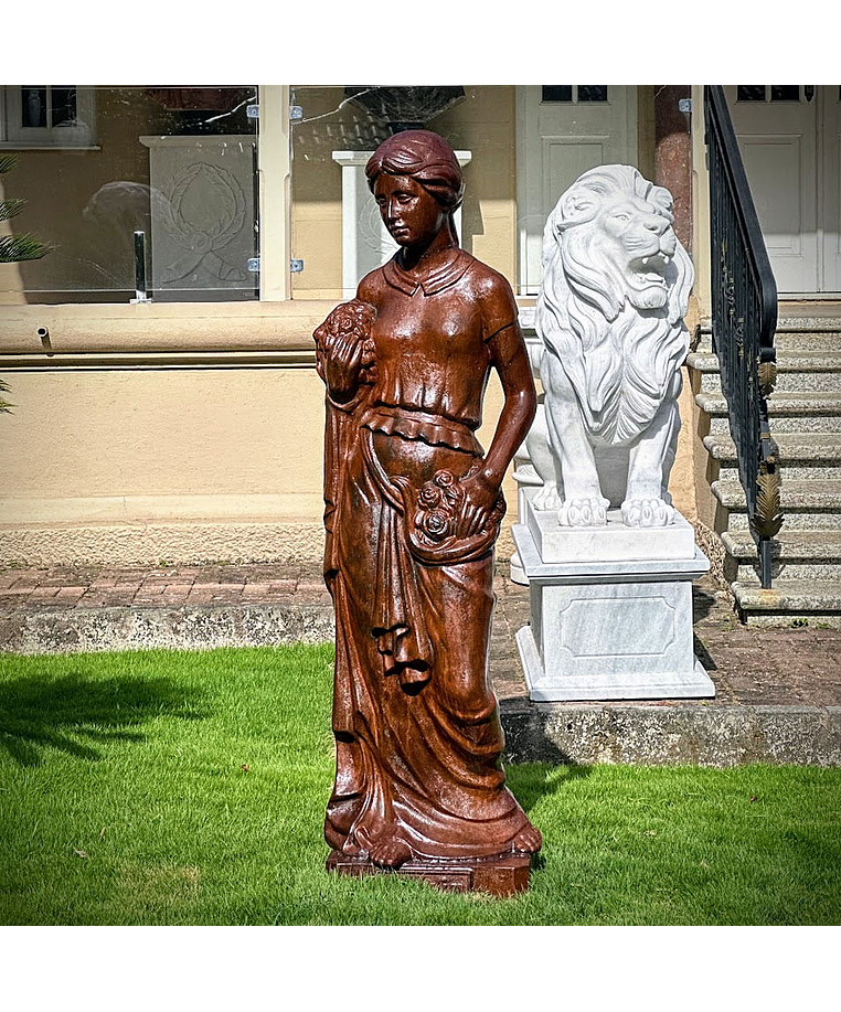 imagem do produto Escultura Primavera de Ferro Fundido 170cm - EF385 Elegância Clássica