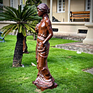 imagem do produto Escultura Primavera de Ferro Fundido 170cm - EF385 Elegância Clássica