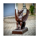 imagem do produto Escultura Quimera em Ferro Fundido 95cm EF410 Misticismo e Imponência